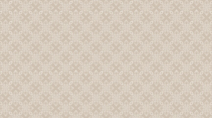 Fototapeta premium Elegant Dense Botanical Leaf Seamless Pattern