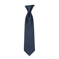 Elegant navy blue tie with subtle textured design