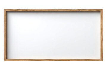 Empty Wood Frame Display