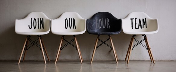 The engaging chairs inviting you to join our team and tour.