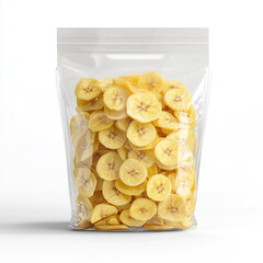 Crispy Banana Chips in Resealable Bag Healthy Snack
