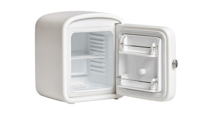 Obraz premium A reusable mini fridge, white background --ar 16:9