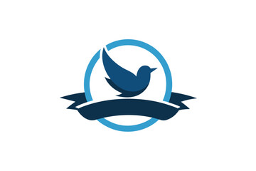 Bird Perched on Globe Educational Illustration creative illustration