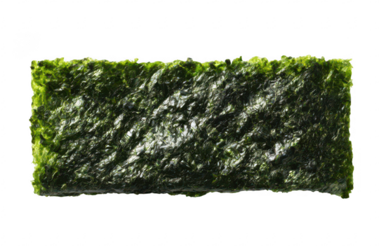 Dark green rectangular seaweed sheet