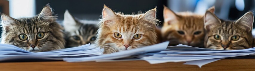 Feline Filing Frenzy