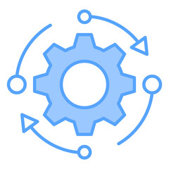 Automation Blue Icon