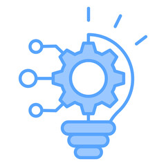 Future Technology Blue Icon