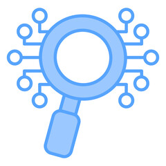 Ai Research Blue Icon