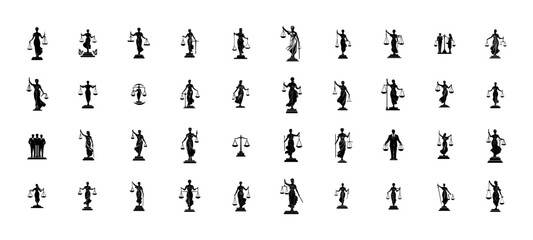 LawFirm Silhouette Pack - 40 Design