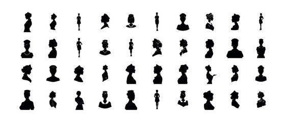 Nurse Silhouette Pack - 40 Design