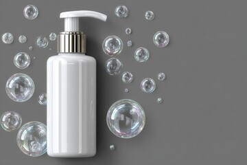  Glossy liquid soap bottle