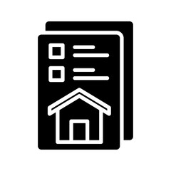 Housing Design Line Vector Illustration On White Background.