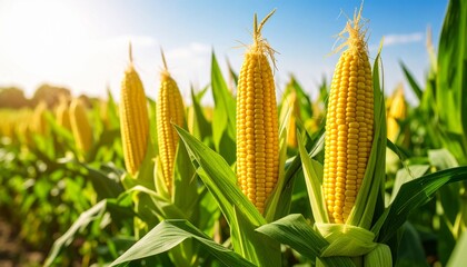 corn field in the summer