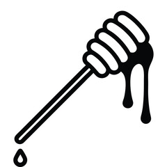  Dripping Honey Vector Icon