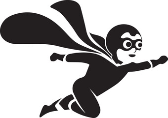 hero outline, flying hero, superhero icon, cape silhouette, masked hero, strong man shape, superhero vector, justice fighter, comic hero, hero in flight, male superhero