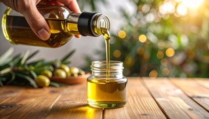 essential oil and herbs
