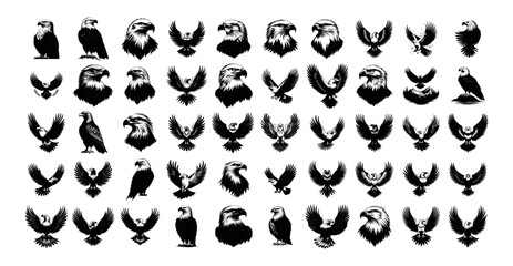 Eagle Silhouette Pack - 50 Design