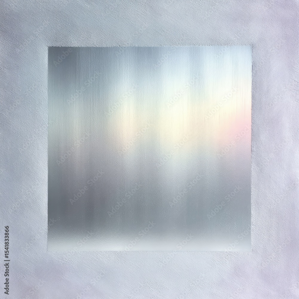 Poster neutral gray surface with subtle grain and square frame