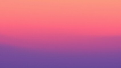 Fototapeta premium Abstract Gradient Sunset: Soft pastel colors of orange, pink, and purple create a tranquil and dreamy aesthetic, capturing the subtle beauty of a gradient sunset.