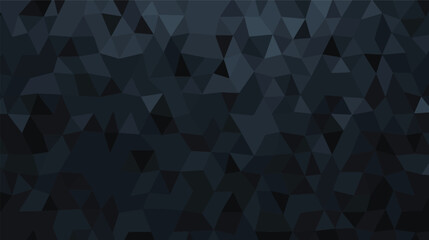 Fototapeta premium Dark Gray Abstract Geometric Triangle Pattern Background