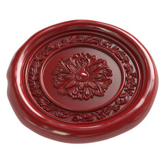 Red wax seal png