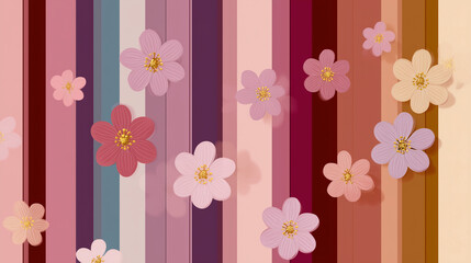 Tropical Floral Background Wallpaper