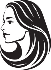 female profile, woman face outline, lady head shape, girl silhouette, side face woman, beauty silhouette, elegant woman, hairstyle outline, head profile, feminine design