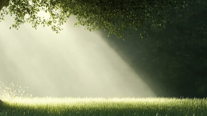 A tranquil nature scene symbolizing the Trinity
