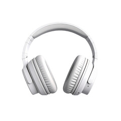 White Over-Ear Wireless Headphones with Cushioned Earpads