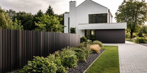 Modern House Exterior: Contemporary Architecture, Landscaping, and Minimalist Design