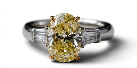 Dazzling Yellow Diamond Ring: Luxury, Elegance, and Sparkle. This radiant gemstone ring is a perfect symbol of love and commitment, showcasing exquisite craftsmanship and unparalle