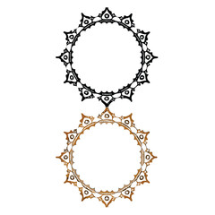 Set of Decorative vintage borders and frames set.