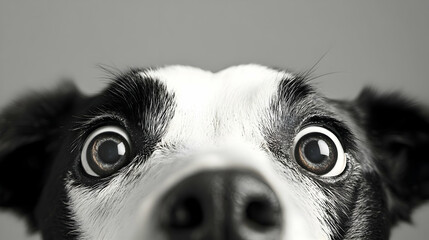 Surprised Dog Close-Up