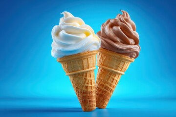 Ice cream cones banner
