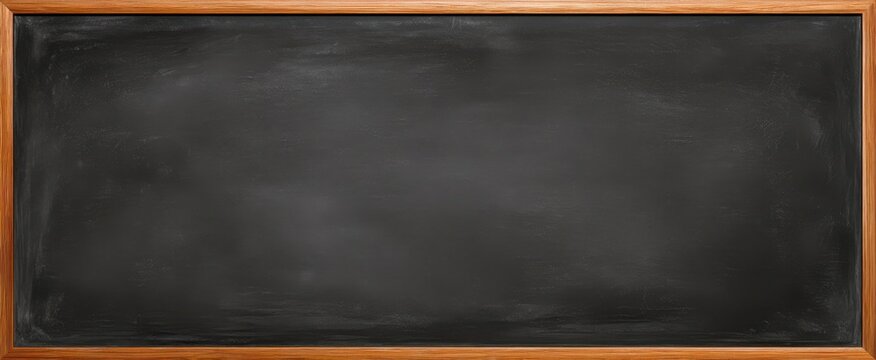 The empty blackboard in a classroom inviting creativity and learning experiences.