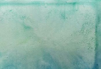 Hand-painted watercolor wash in turquoise shades with soft gradients and light salt texture. Great for nature-themed projects, backgrounds, and stationery.