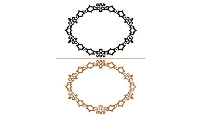 Set of Decorative vintage borders and frames set.