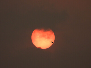 sun in sky 