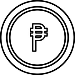 Flat style illustration of Colombian peso coins