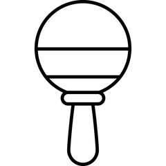 Colorful Colombian Maracas with National Flag Design