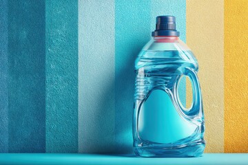Liquid detergent bottle banner