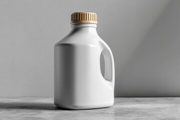 Liquid detergent bottle banner