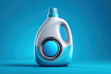 Liquid detergent bottle banner