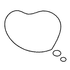 シンプルなモヤモヤ吹き出し