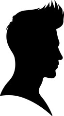 Man Silhouette Vector Art Collection, Male Silhouette Vector Design, Man Standing Silhouette Art, Walking Man Vector Silhouette, Man Profile Silhouette Illustration, Running Man Silhouette Vector, Abs
