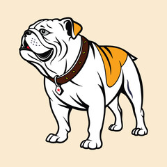 Realistic & Cartoon Bulldog Vector – Editable AI & SVG Files
