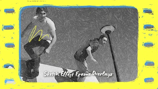 Sketch Effect Frame Overlay