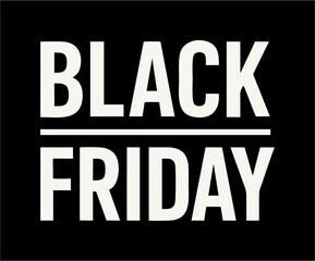 Black Friday Sale Banner Vector Design with Bold Typography and Shopping Icons, High-quality Black Friday sale banner vector featuring bold typography, shopping cart icons, and discount tags.