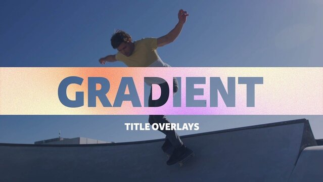 Gradient Title Overlays