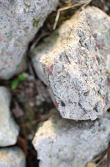 close up of a stone
